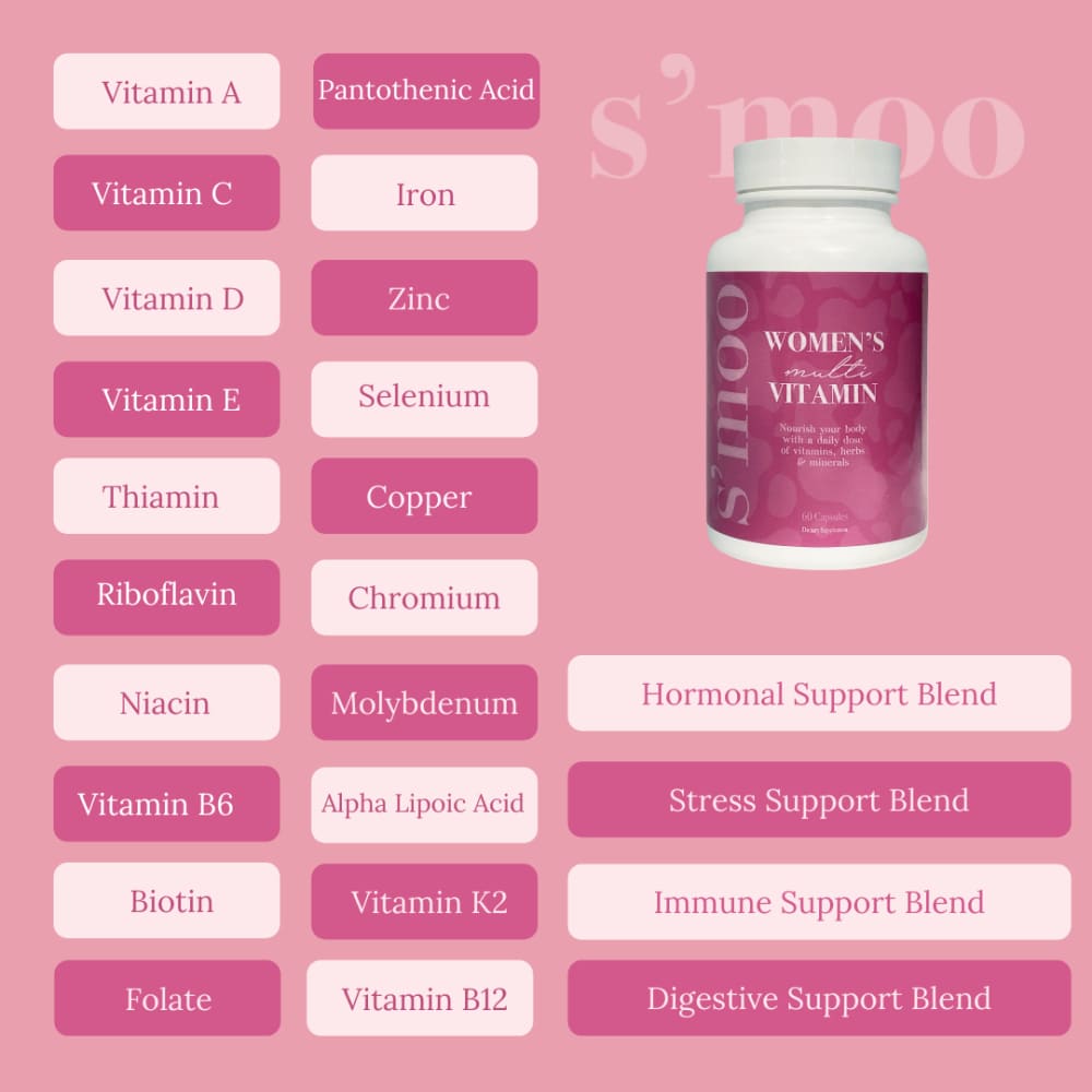 Multivitamin - Women's Daily - The S’moo Co