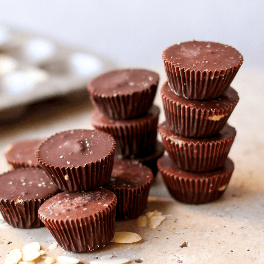 Dark Chocolate Almond Butter Cups for Hormone Balance - The S’moo Co