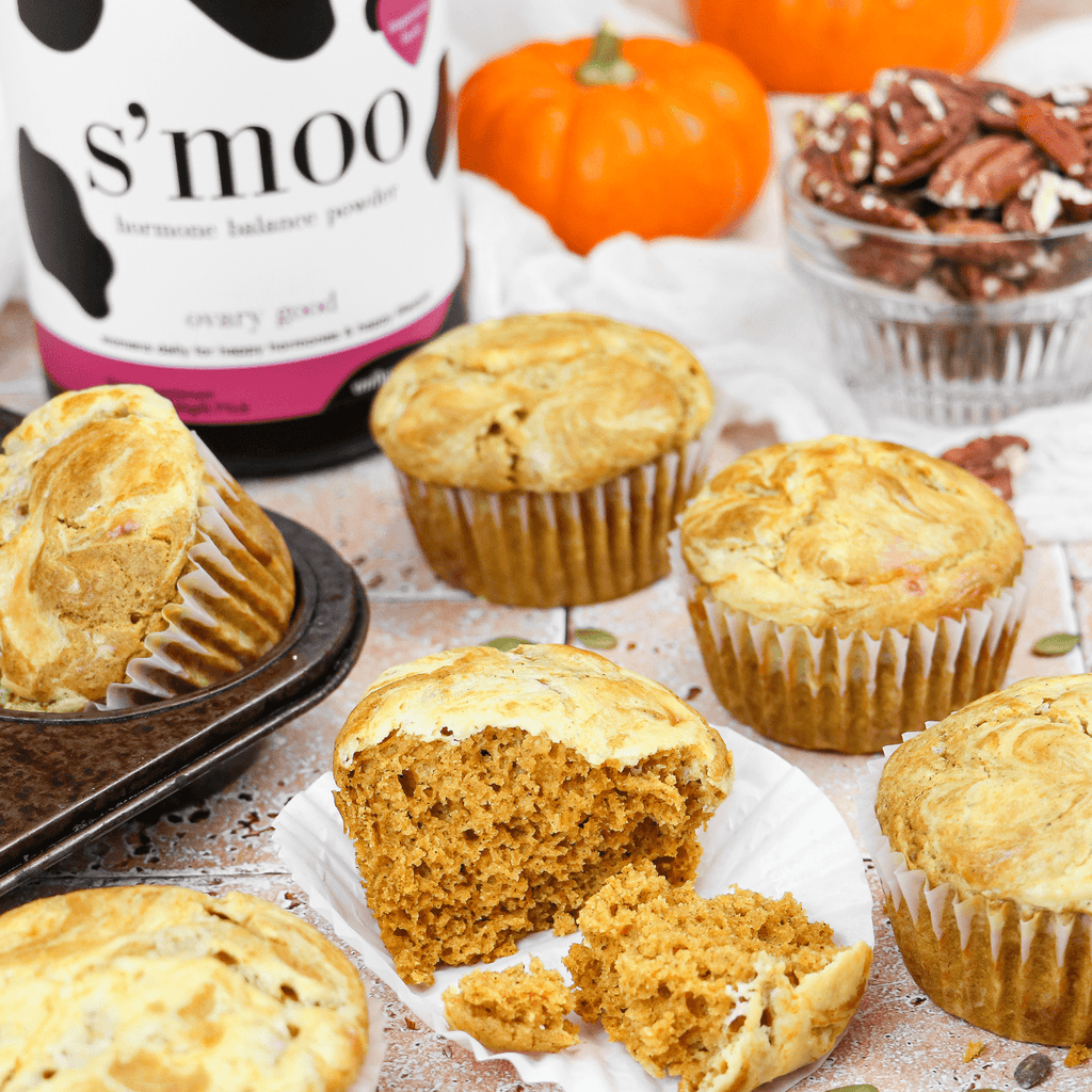 Pumpkin Cream Cheese Swirled Muffins - The S’moo Co