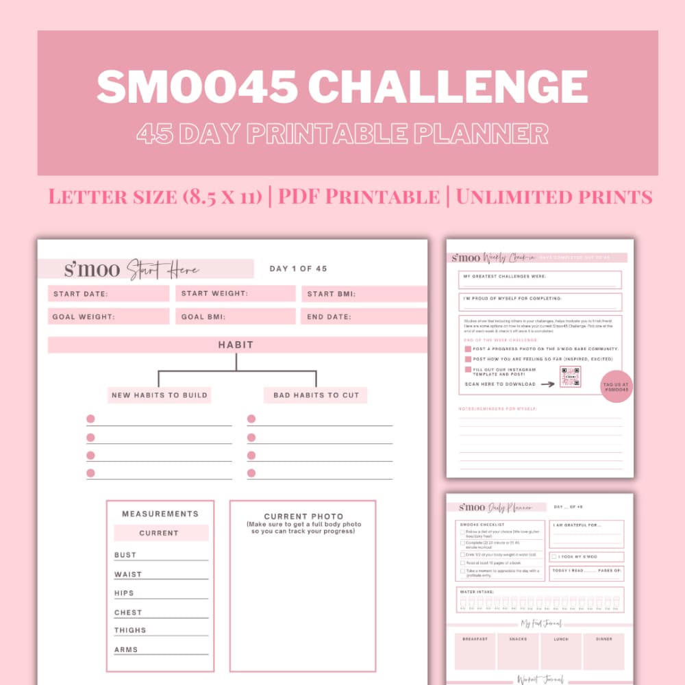 FREE Smoo45 Planner - Digital Download - The S’moo Co