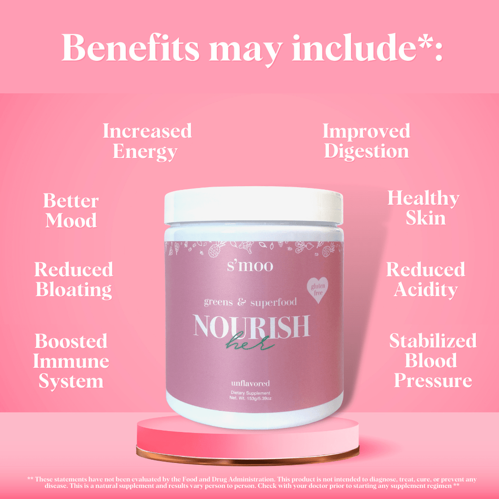 Nourish(her) - Greens and Superfoods Powder - The S’moo Co