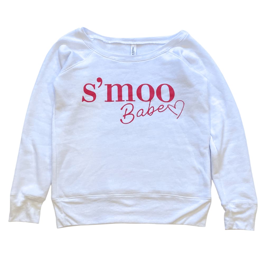 Off the Shoulder S'moo Babe Sweatshirt - The S’moo Co