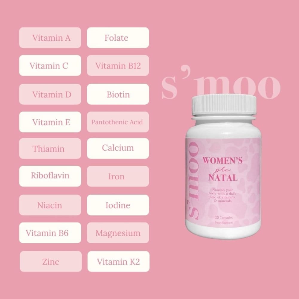 Prenatal Multivitamin - Women's Daily - The S’moo Co